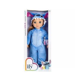 NEW! Disney ILY 4ever Stitch 18'' Doll Strawberry Blonde Hair SAME DAY SHIP